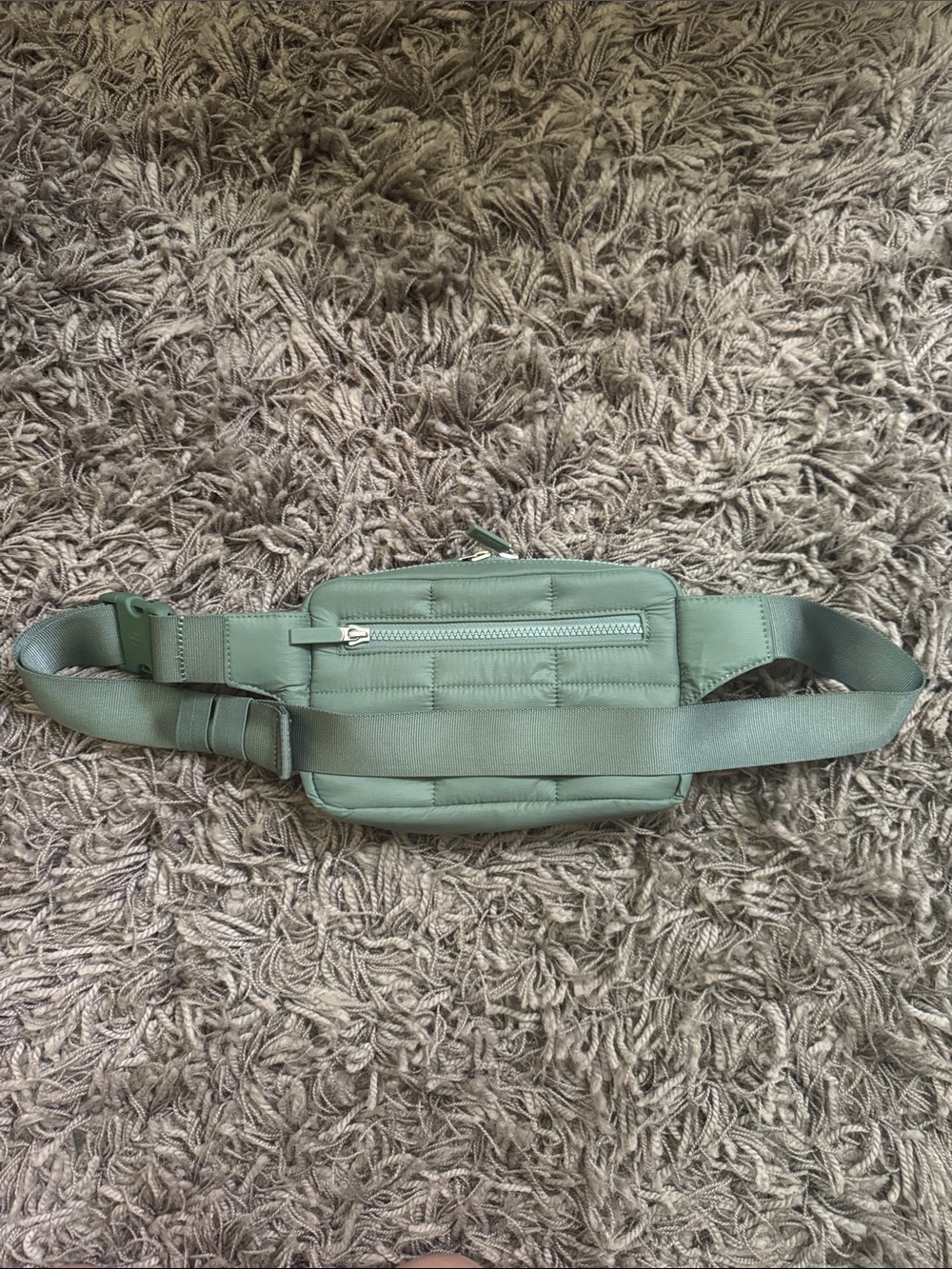 LIKE NEW |  Lululemon | Quilted Sage Green Belt Bag - Picture 2 of 9